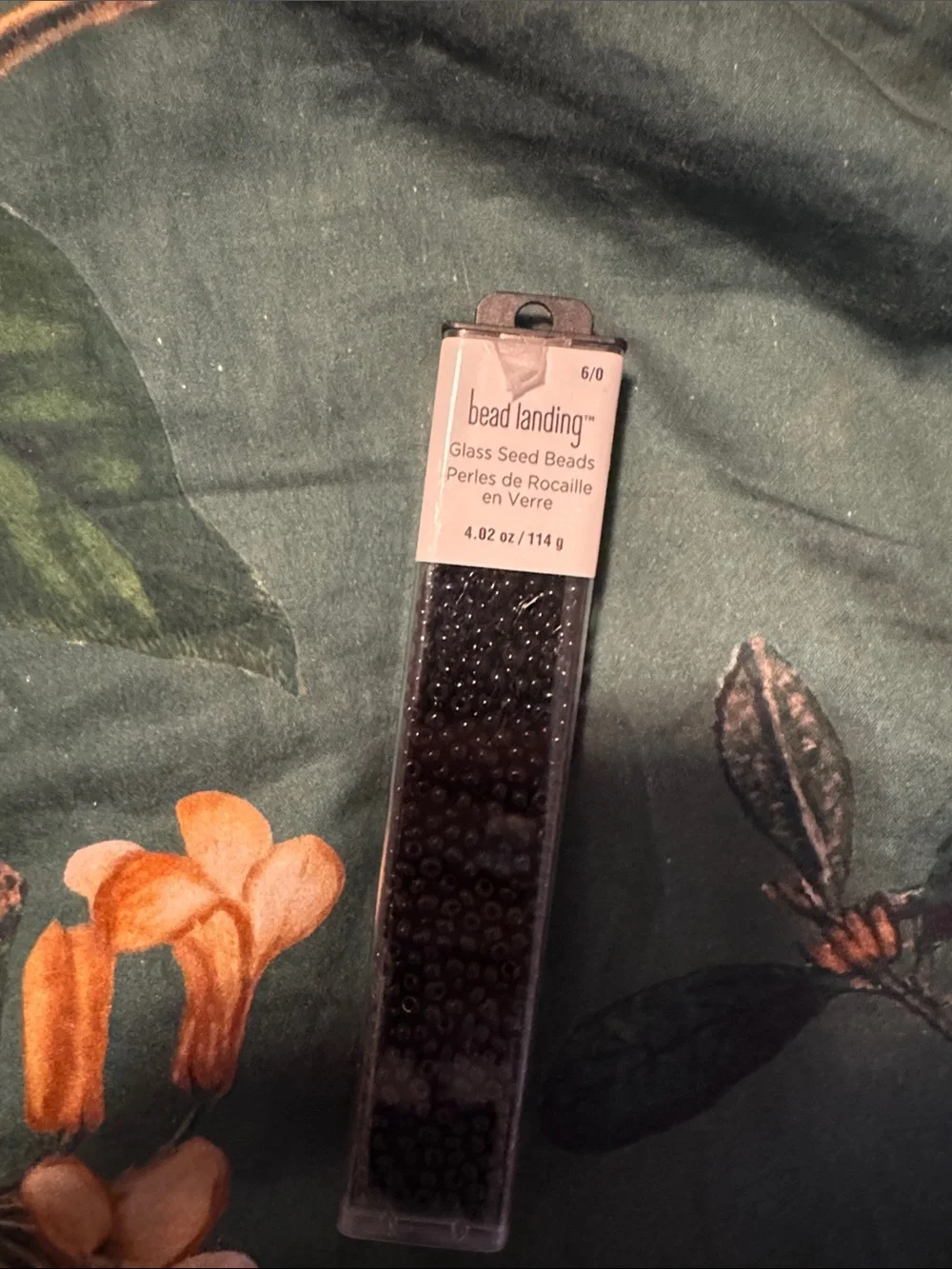 Michaels Bead Landing Glass Seed Beads - Black